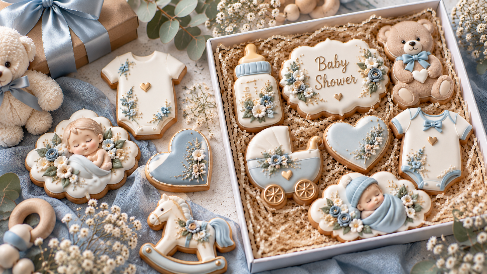 Pierniki na Baby Shower